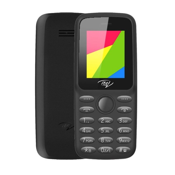 itel 2163 Wireless FM Torchlight Dual SIM Black