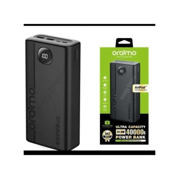 Oraimo 40000mah Superior Quality Two WayUltraFastChargingPower Bank