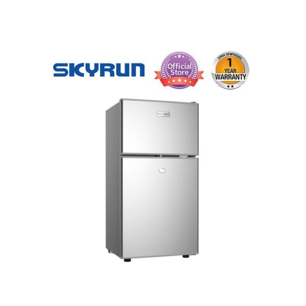 Skyrun 70 Litres Double Door Top Mount Fridge (BCD 85HC) Silver