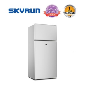 Skyrun 85 Litres Double Door Top Mount Fridge (BCD 108J) Silver